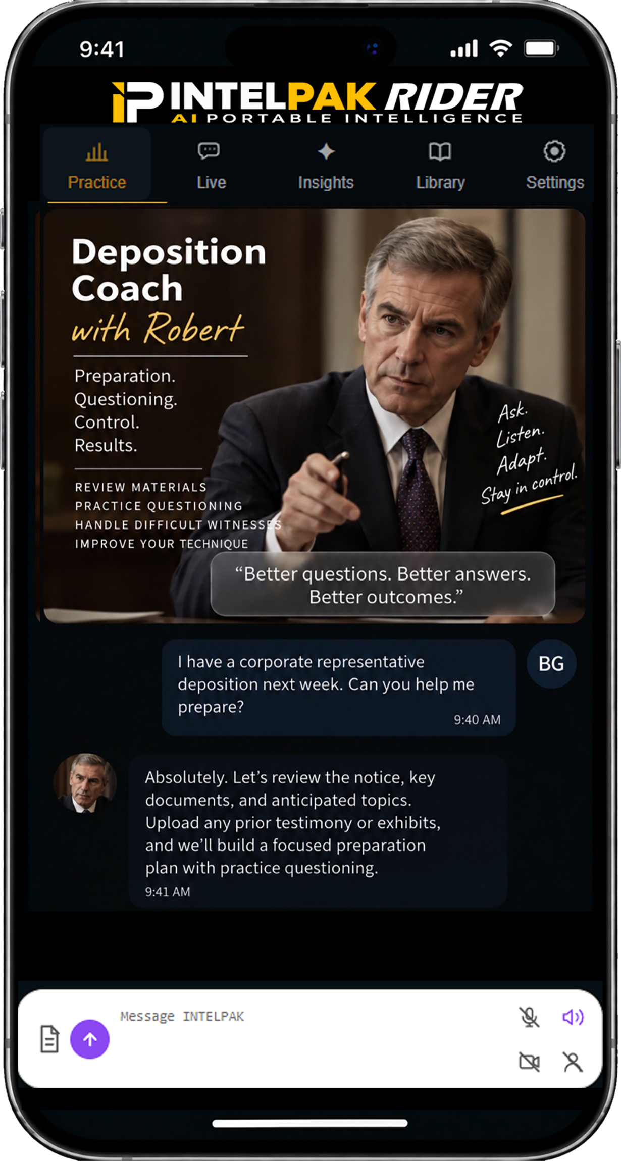 Deposition Coach